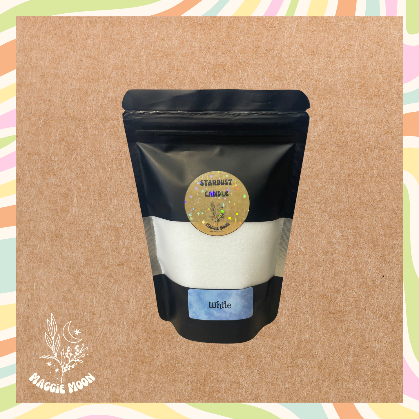 Stardust Candle-white