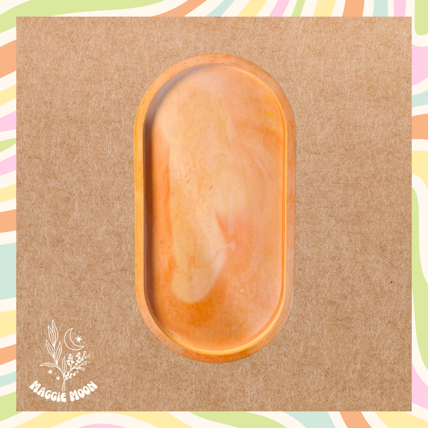 Trinket Tray- Orange