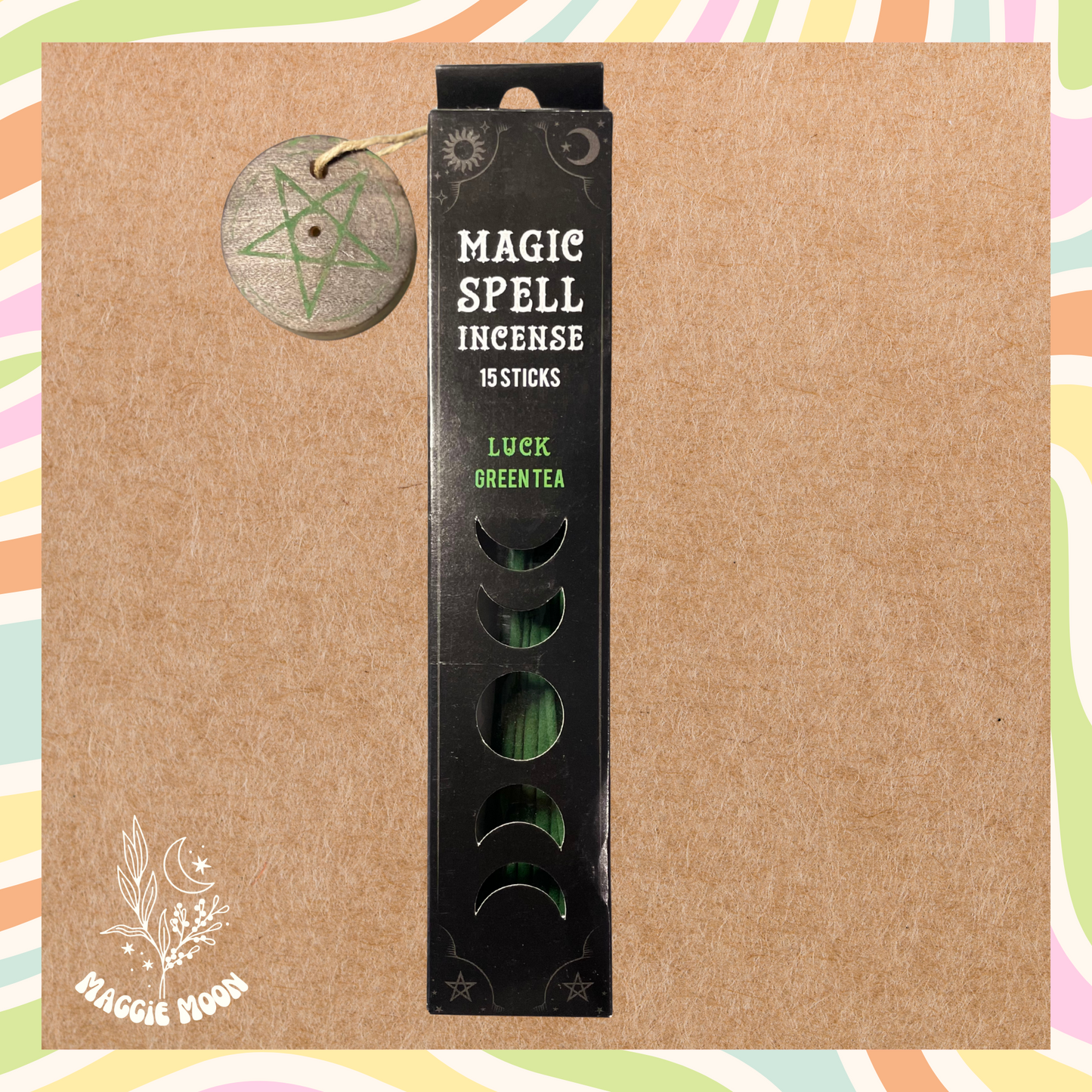 Green Tea Incense- Good luck