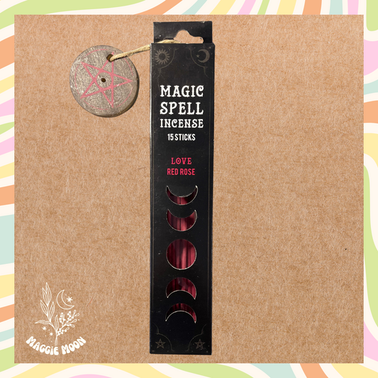 Red Rose Incense- love and harmony