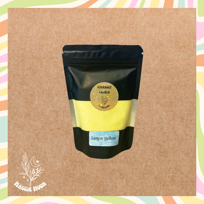 Stardust Candle-Lemon yellow