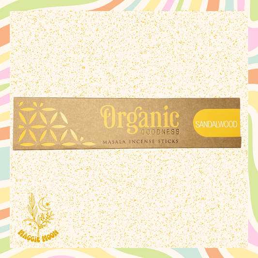 Sandalwood Incense- Grounding and calm